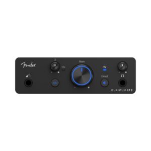 Fender Quantum LT 2 USB-C audio interface with multiple input/output options for high-quality sound recording.