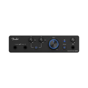 Fender Quantum LT 4 USB-C audio interface with multiple input/output options for high-quality sound recording.