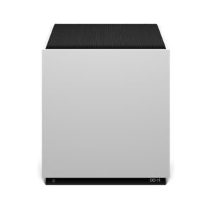 White Teenage Engineering OD-11 Wireless Hi-Fi Cloud Speaker, featuring a sleek design for high-quality audio streaming.