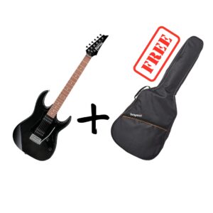 Ibanez GRX20Z Electric Guitar Black with Free Bespeco BAG5EG