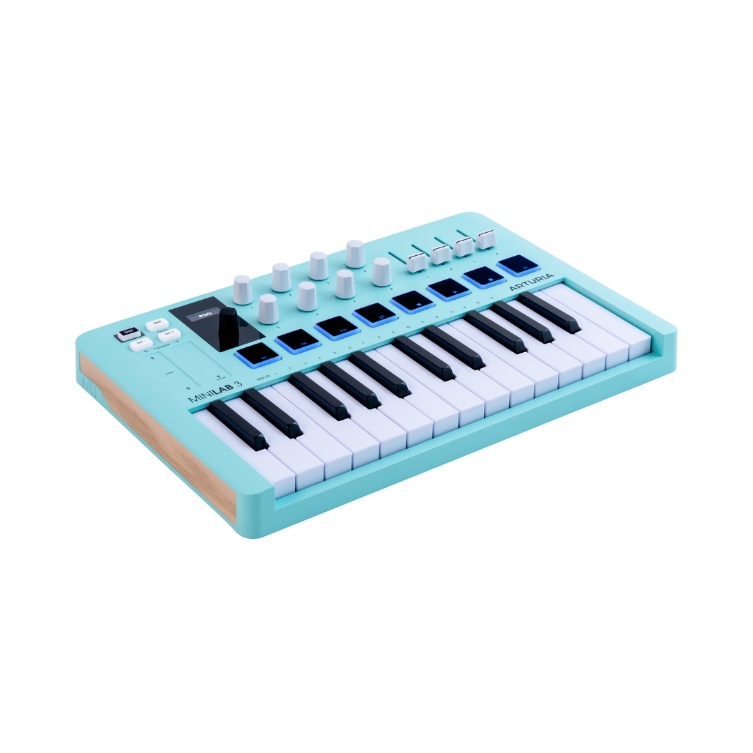 Arturia MiniLab MK3 25-key Midi Keyboard Controller - Aquamarine - Image 4