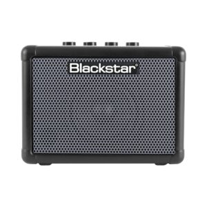 Blackstar Fly 3 Mini Bass Guitar Amplifier in black, compact design ideal for portable music practice and performance.