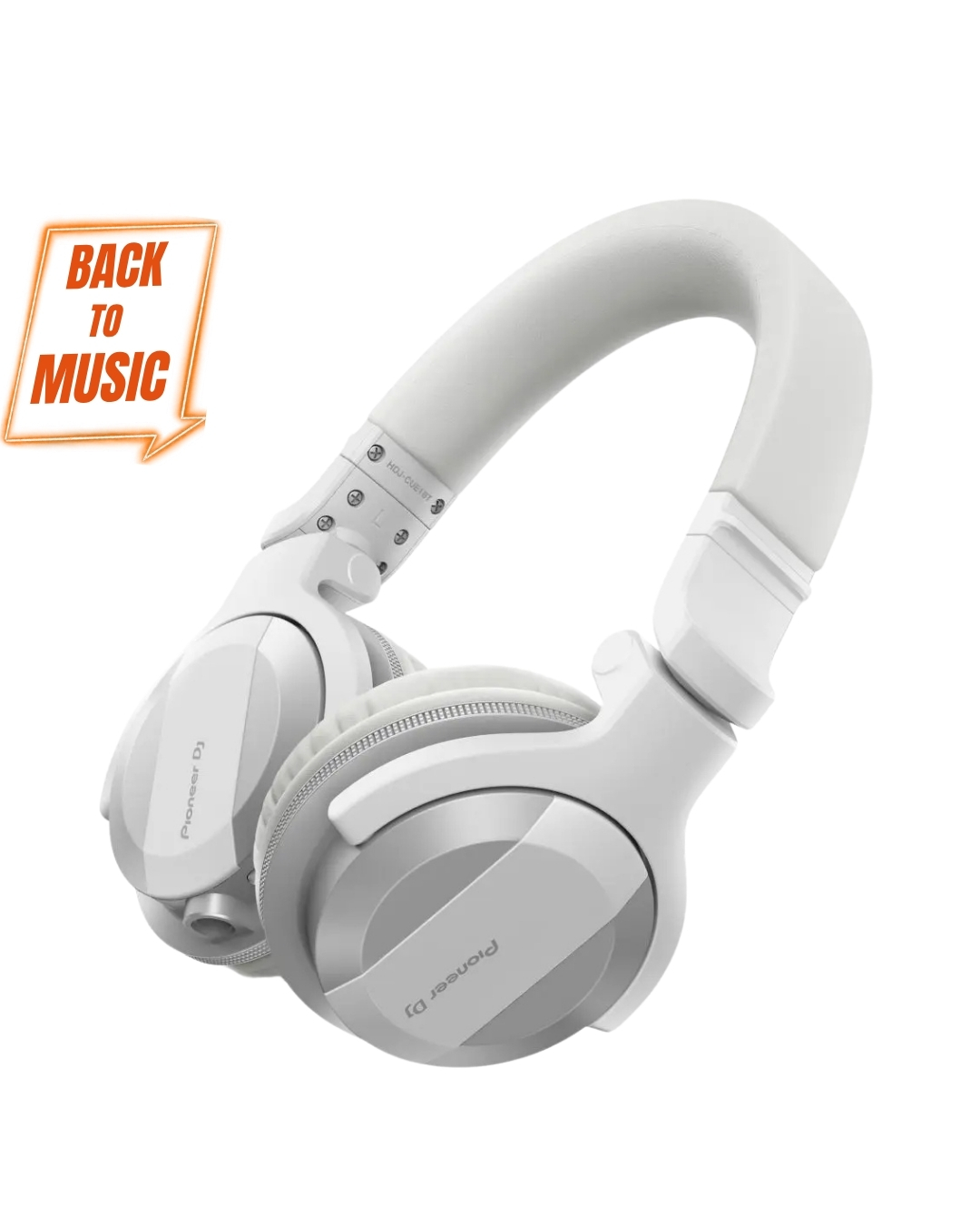 Pioneer DJ HDJ-CUE1BT On-ear Bluetooth DJ Headphone - White