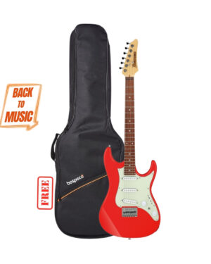 Ibanez AZES31-VM Essentials Series Electric Guitar - Vermilion with Free Bespeco BAG5EG
