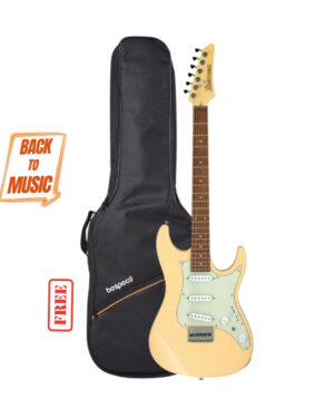 Ibanez AZES31-IV Essentials Series Electric Guitar - Ivory with Free Bespeco BAG5EG