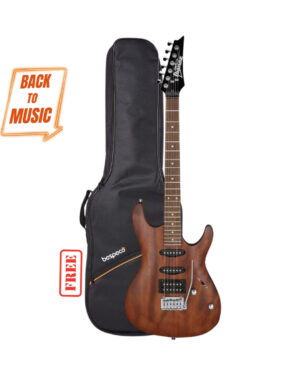 Ibanez GSA60 6 String Solid Body Electric Guitar - Walnut Flat with Free Bespeco BAG5EG