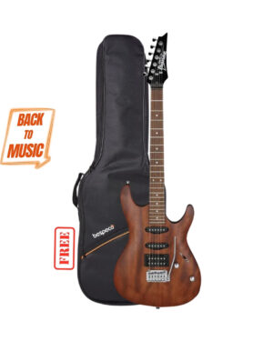 Ibanez GSA60 6 String Solid Body Electric Guitar - Walnut Flat with Free Bespeco BAG5EG
