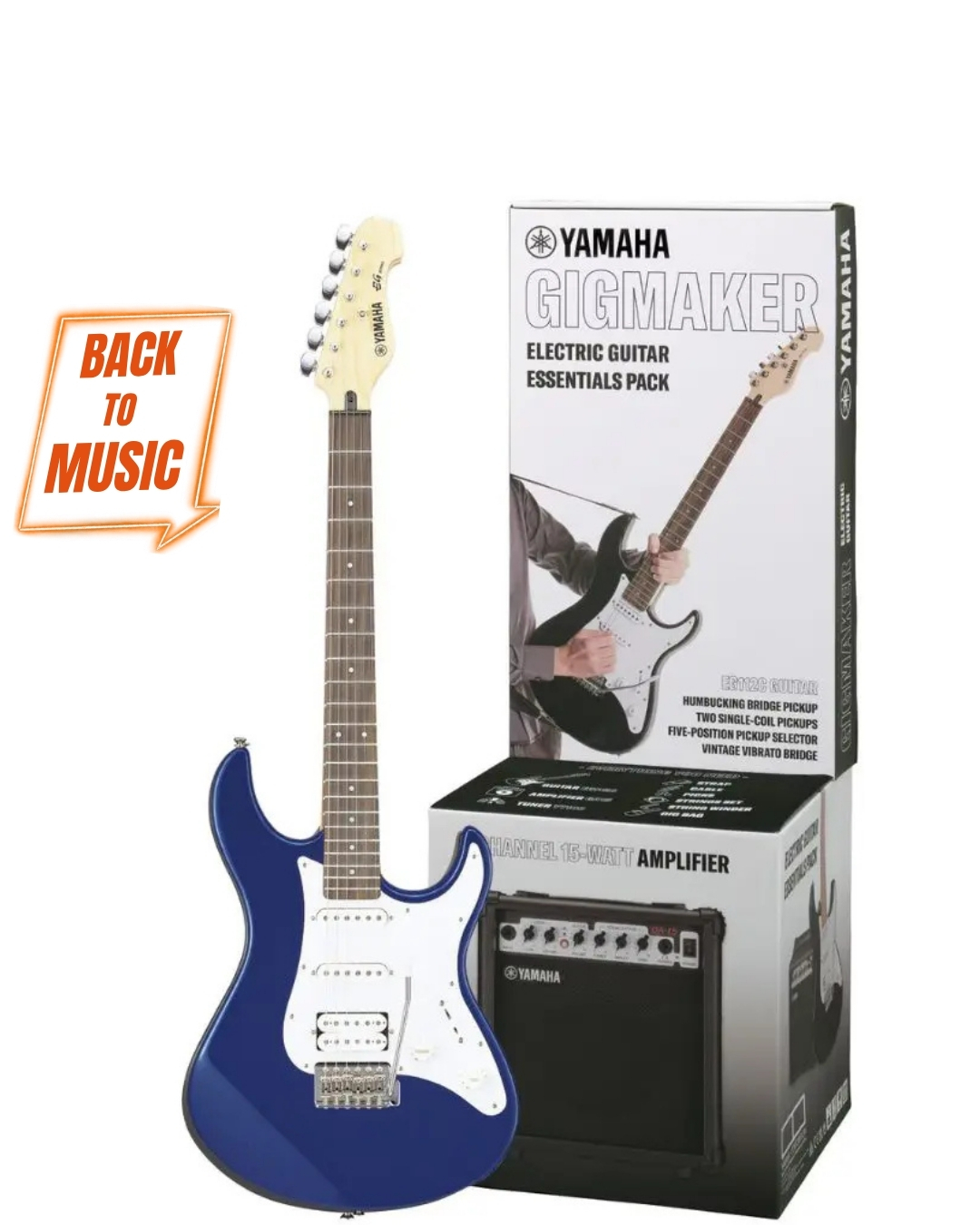 Yamaha EG112GPII Electric Guitar Package Gigmaker - Blue