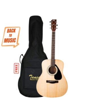 Yamaha F310 Natural Acoustic Guitar with Tansen Gig Bag