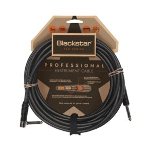 Blackstar 3M audio cable with straight jack to angled jack, designed for professional instrument connections.