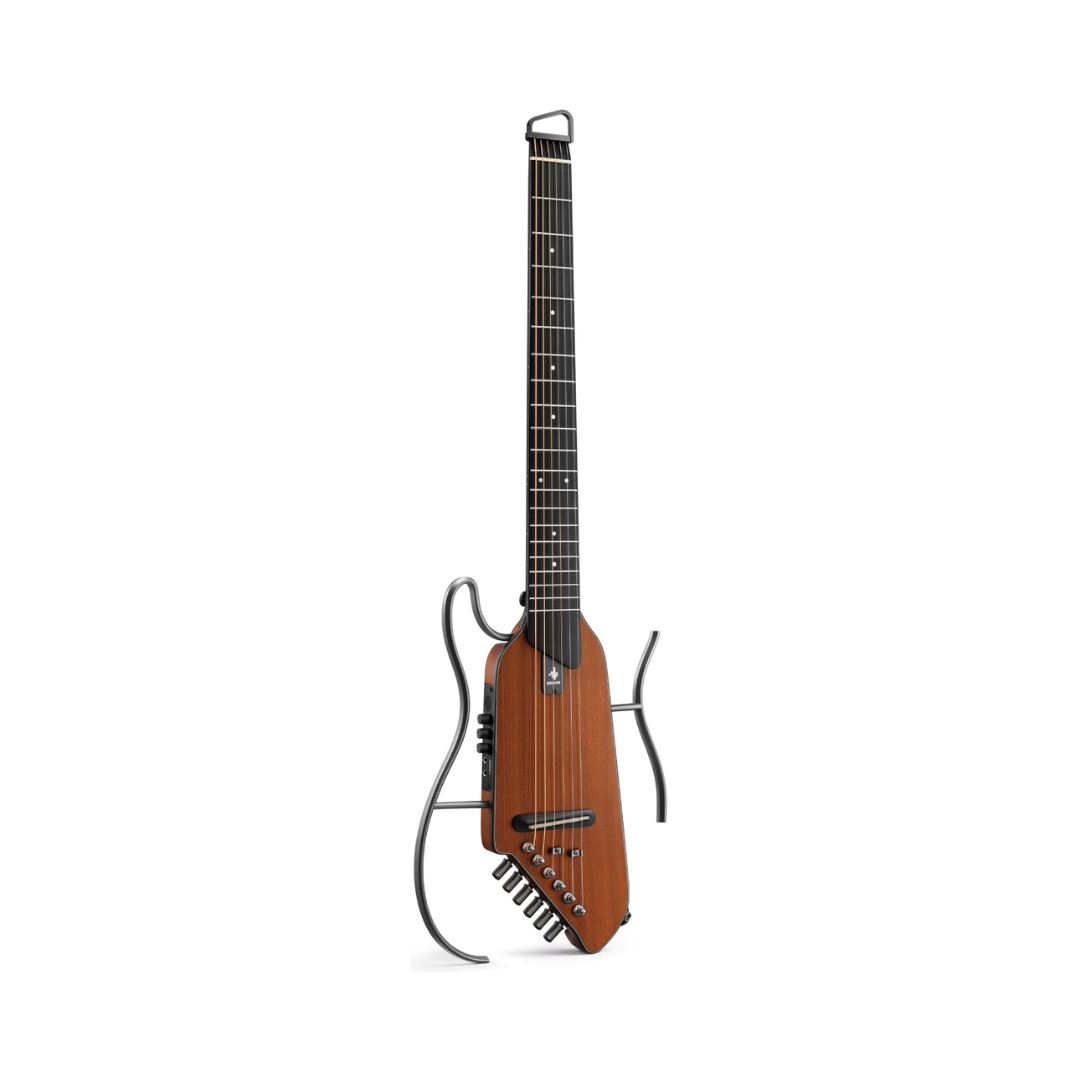 Donner HUSH-I EVO2 Acoustic-Electric Travel Guitar - Natural - Image 2