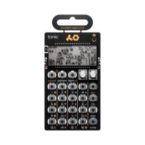 Teenage Engineering PO-32 Tonic drum synthesizer with a compact design and various sound modulation features.