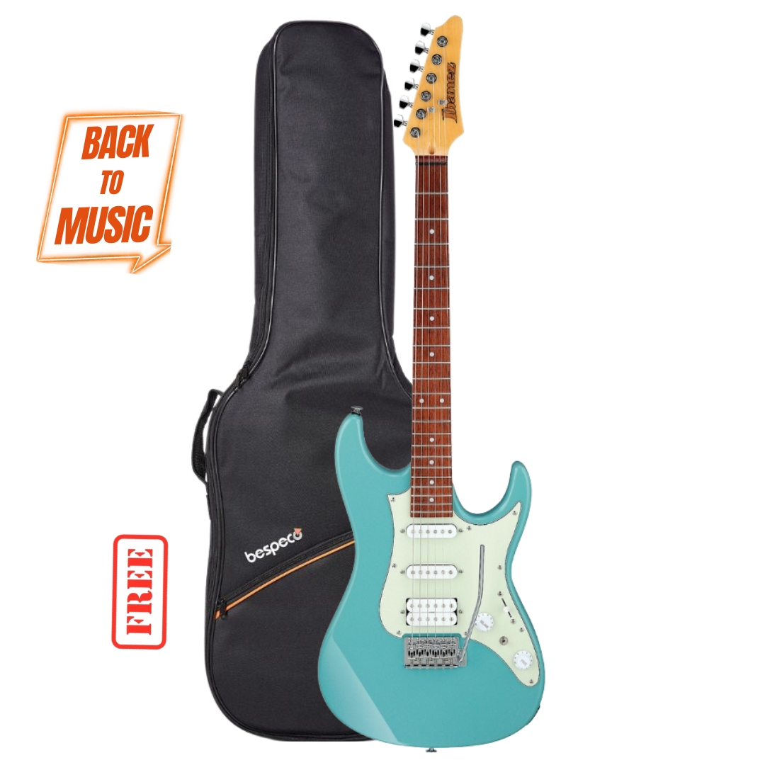 Ibanez AZES40-PRB Essentials Series Electric Guitar - Purist Blue with Free Bespeco BAG5EG