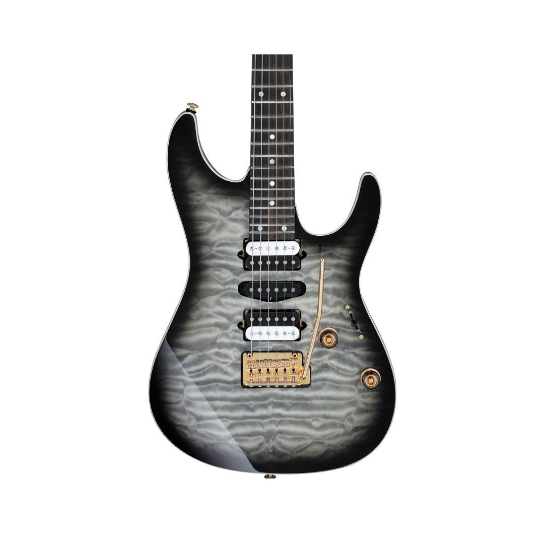 Ibanez Premium AZ47P1QM Electric Guitar - Black Ice Burst - Image 3