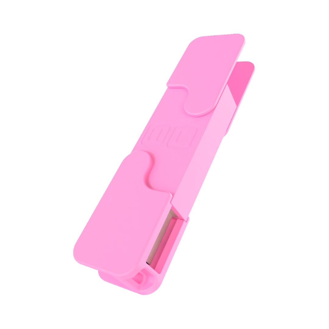 DJTT Chroma USB Drive Version 2 in Pop Pink, featuring a sleek design and compact size for easy portability.