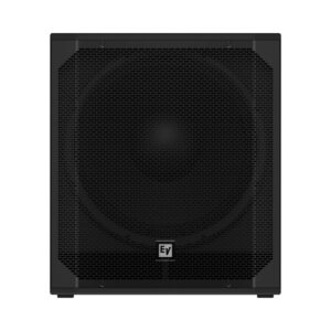 1. Electro-Voice EVIVA 18SP, an 18-inch active subwoofer with 1000W power, designed for high-quality sound performance.
