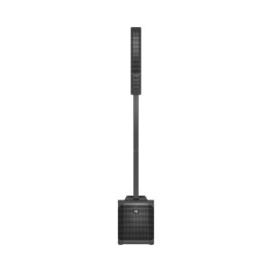 Electro-Voice EVOLVE 30M portable column sound system with mixer and Bluetooth in black.
