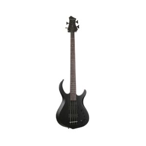 1. Sire Marcus Miller M2 4-string electric bass guitar in transparent black finish, showcasing its sleek design and craftsmanship.