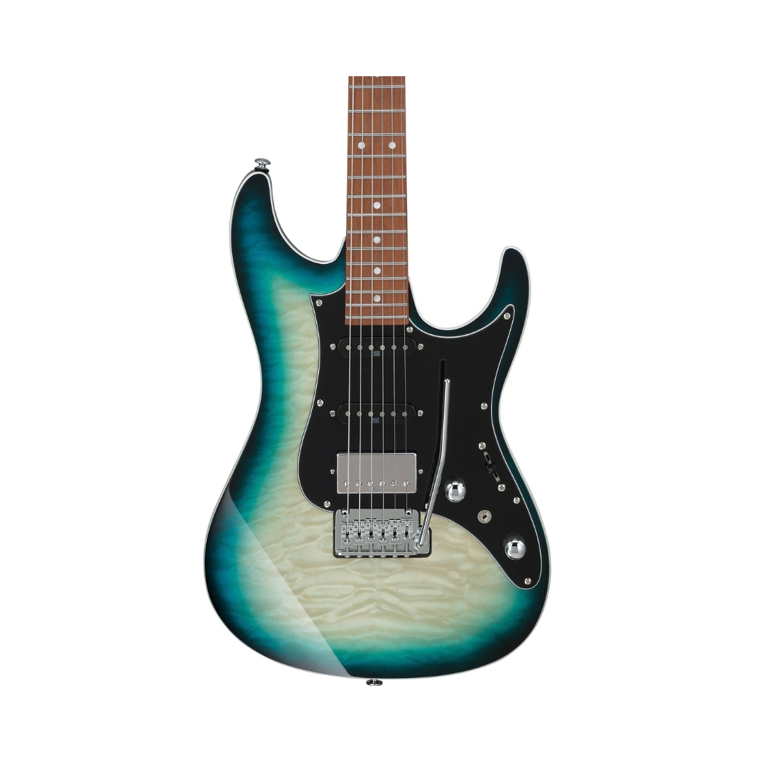 Ibanez Premium AZ24P1QM Electric Guitar - Deep Ocean Blonde - Image 3