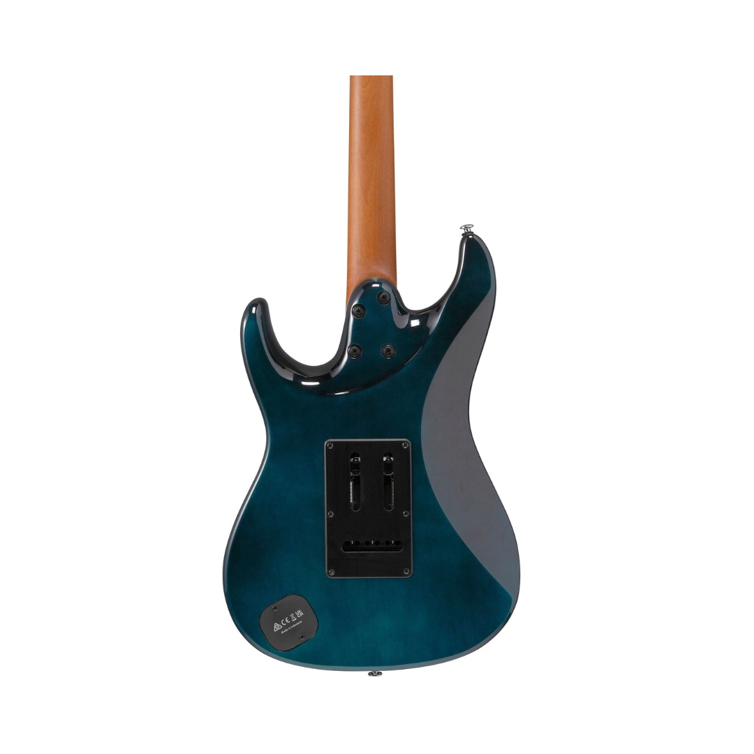 Ibanez Premium AZ24P1QM Electric Guitar - Deep Ocean Blonde - Image 6