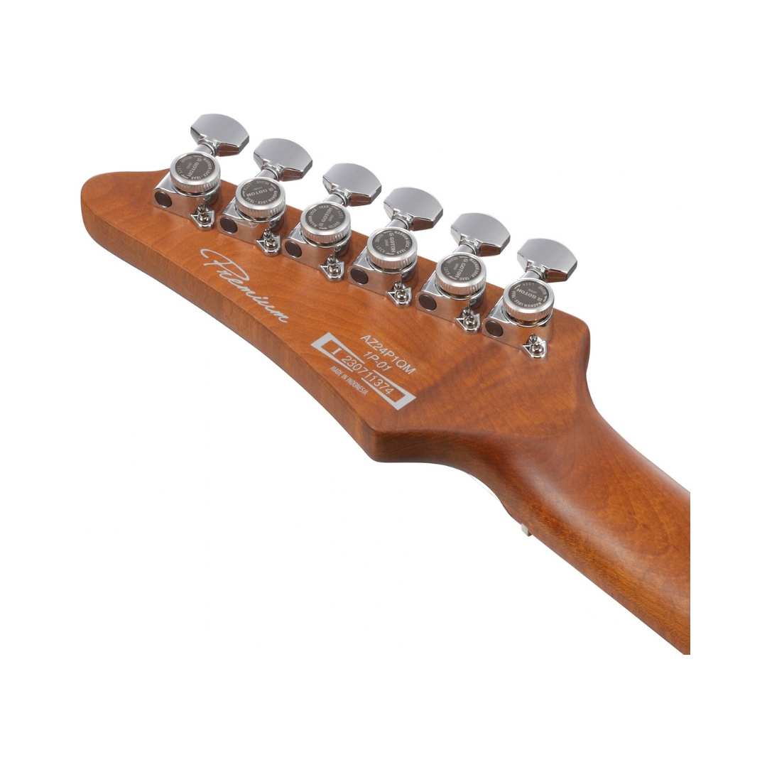 Ibanez Premium AZ24P1QM Electric Guitar - Deep Ocean Blonde - Image 9