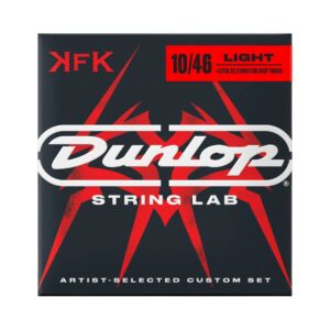 Dunlop Kerry King electric guitar string set, medium gauge, nickel wound, sizes 0.10 to 0.52 for enhanced sound quality.