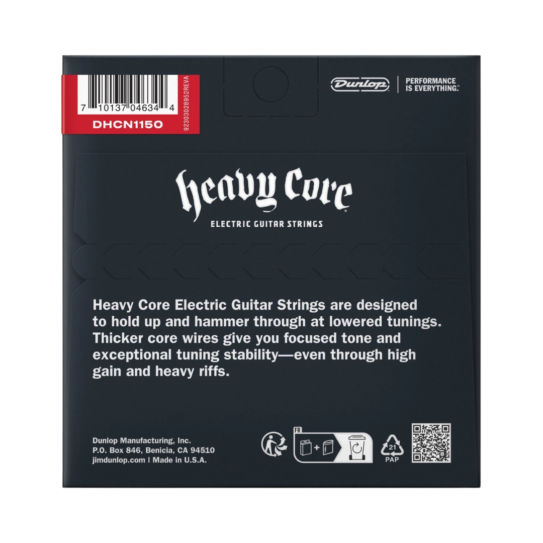 Dunlop Nickel Wound Heavy Core Electric Guitar String Set 0.11 - 0.50 - Image 2