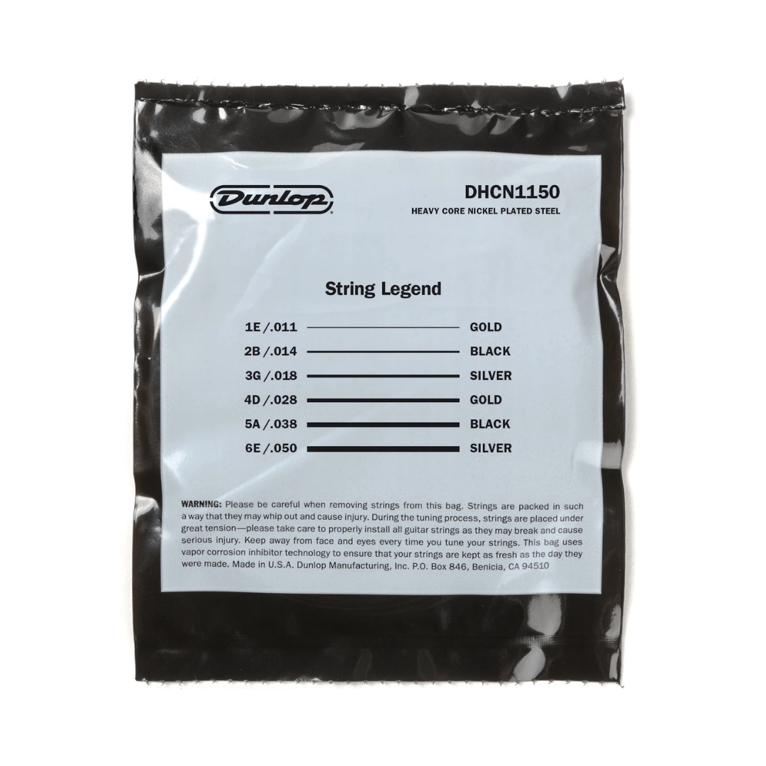 Dunlop Nickel Wound Heavy Core Electric Guitar String Set 0.11 - 0.50 - Image 3