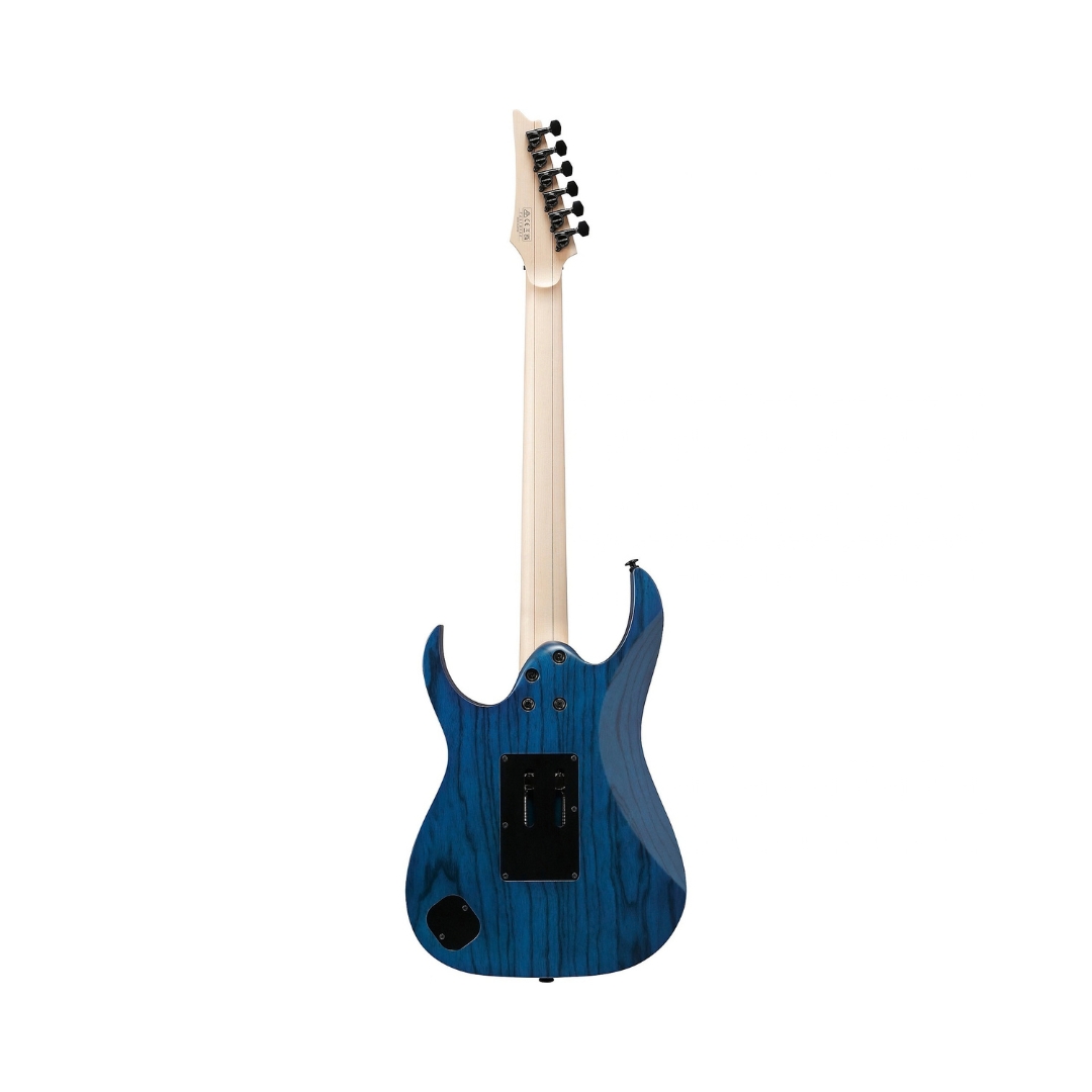 Ibanez RG Prestige RG653DX Electric Guitar - Transparent Deep Blue Flat - Image 4