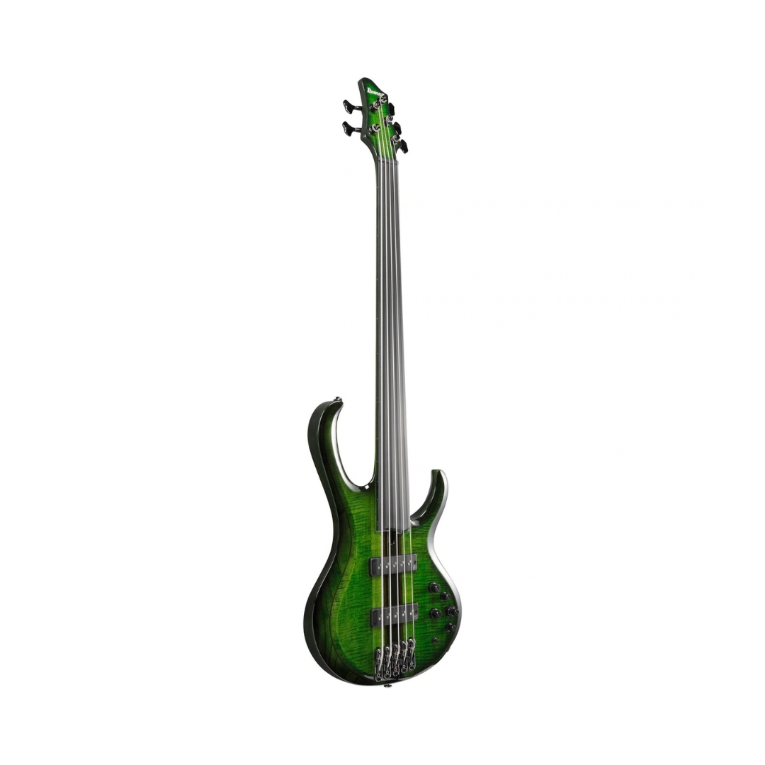 Ibanez SDGB1 Steve Di Giorgio Signature 5-string Electric Bass Guitar - Dark Moss Burst - Image 2