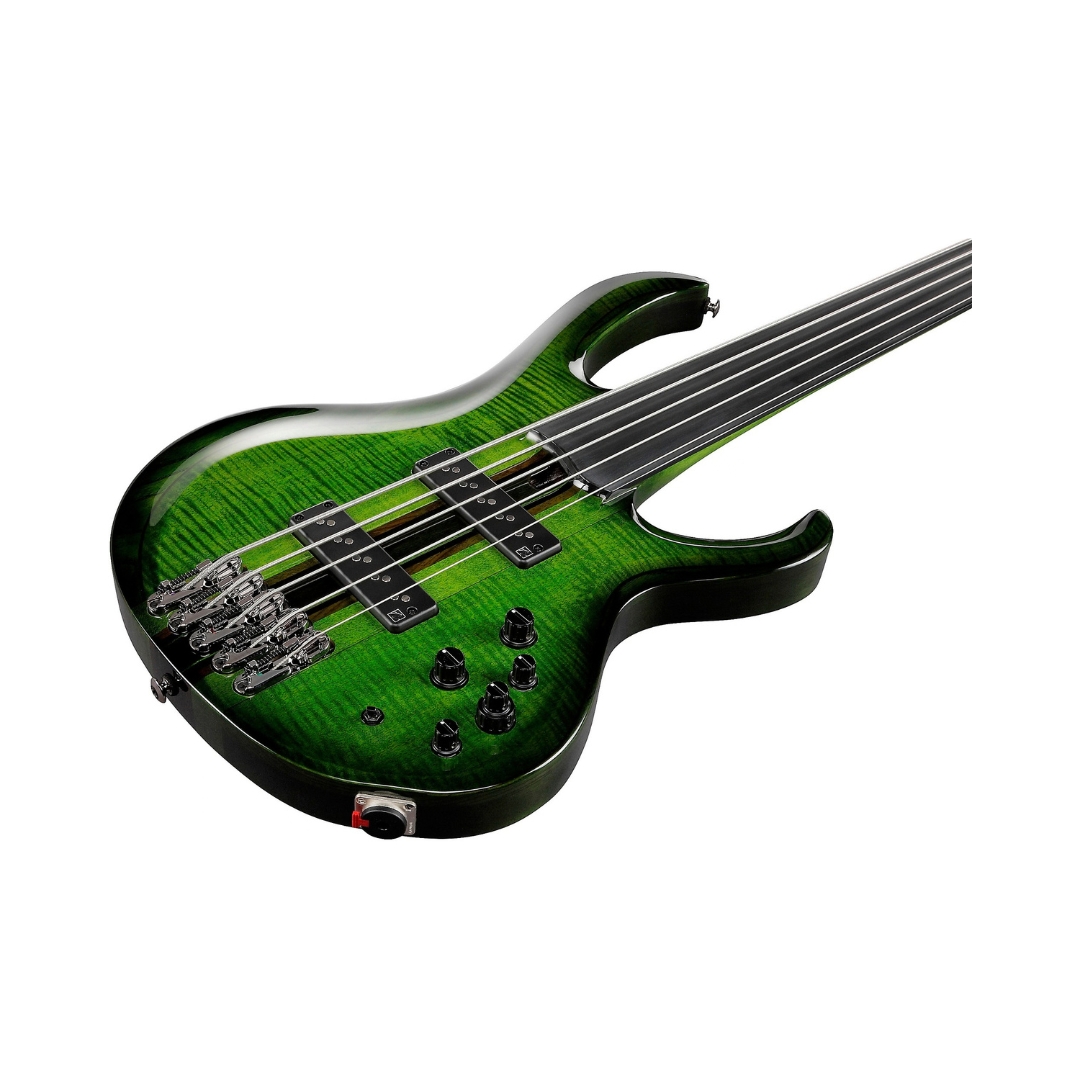 Ibanez SDGB1 Steve Di Giorgio Signature 5-string Electric Bass Guitar - Dark Moss Burst - Image 6