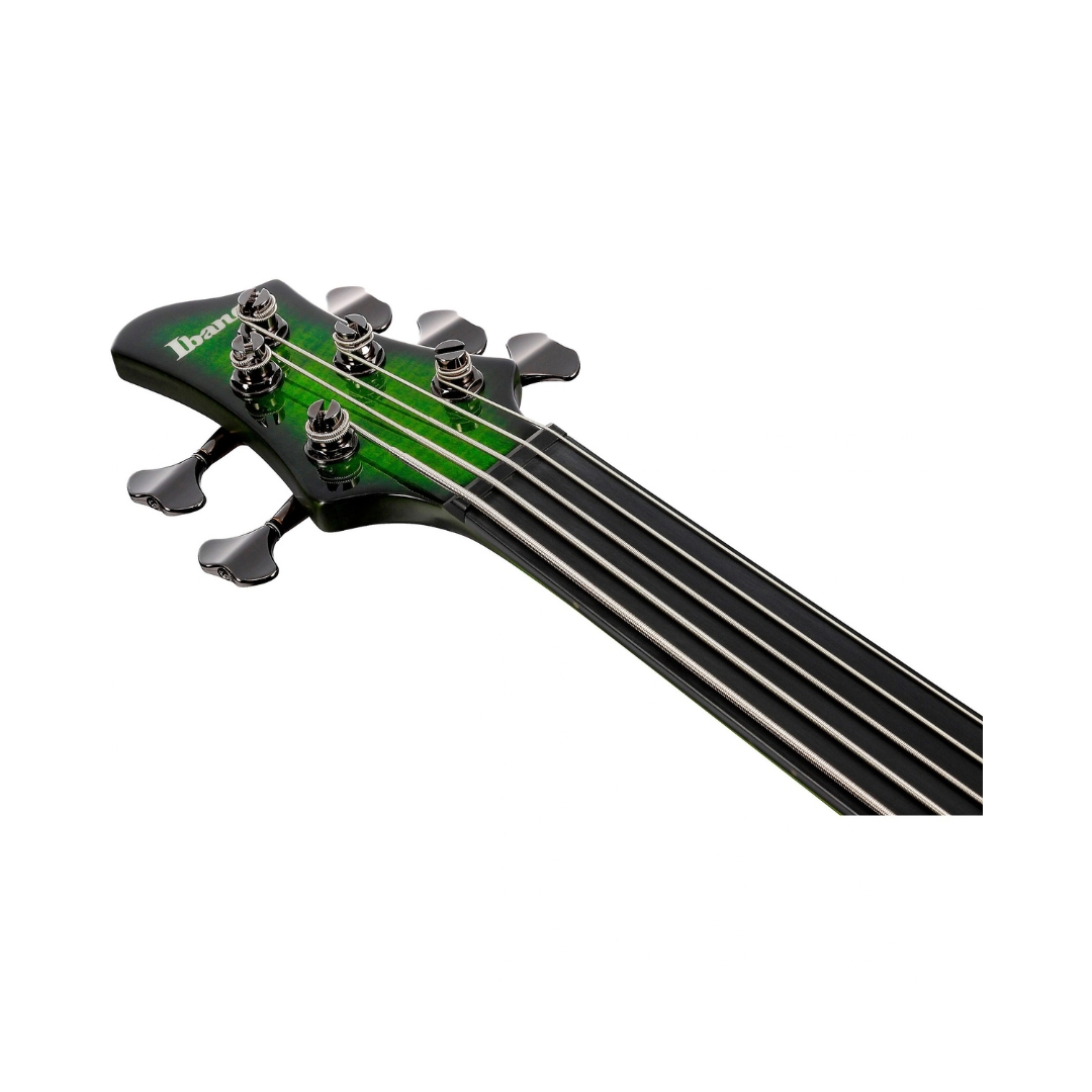 Ibanez SDGB1 Steve Di Giorgio Signature 5-string Electric Bass Guitar - Dark Moss Burst - Image 8