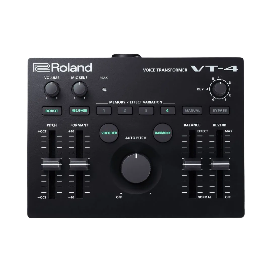 Roland AIRA VT-4 Voice Transformer displayed on a plain white background